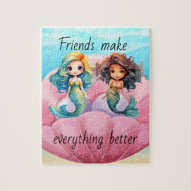 sjöjungfruar pussel (Vertikal)