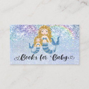 Sjöjungfruar under Sea Blond Blue Bokar för Baby Tilläggskort