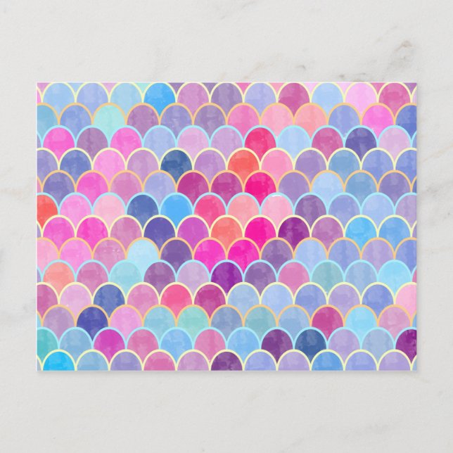 Sjöjungfruar Vykort (Framsida)