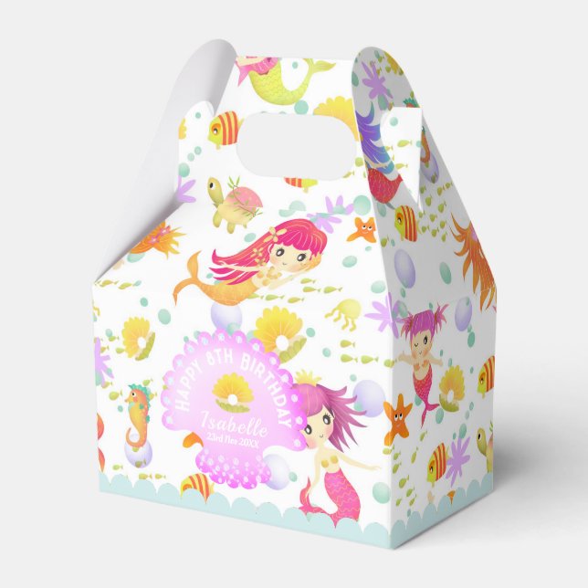 Sjöjungfruar White Tält Presentaskar (Framsidan Sidan)