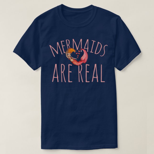 Sjöjungfruarna är Real 2 T Shirt (Design framsida)