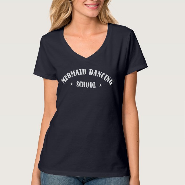 sjöjungfrudansen skolar t shirt (Framsida)