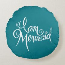 Sjöjungfrudekorativ kudde