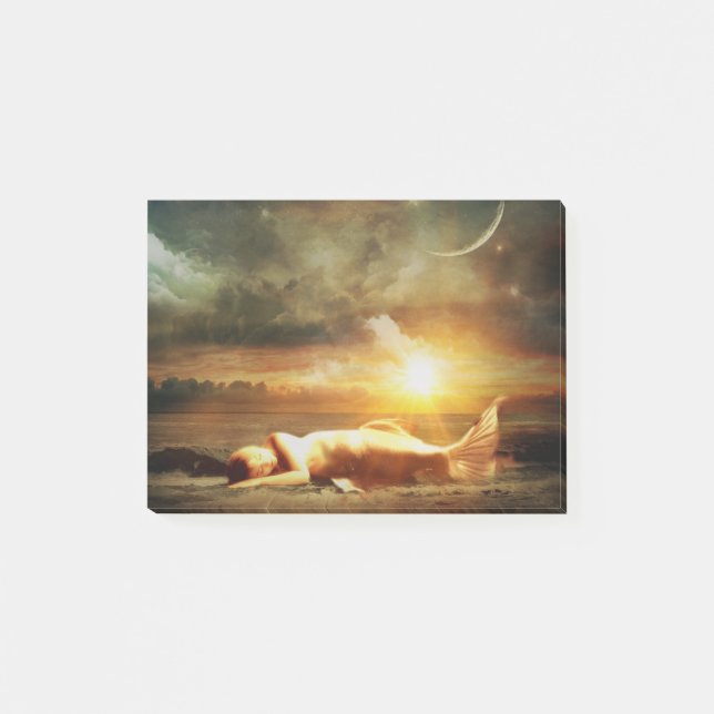 Sjöjungfrudrömmar Post-it Block (Framsida)