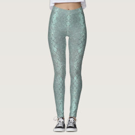 Sjöjungfrufjälldamasker Leggings