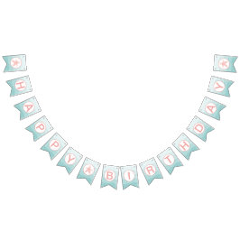 Sjöjungfrufödelsedagbaner Vimplar