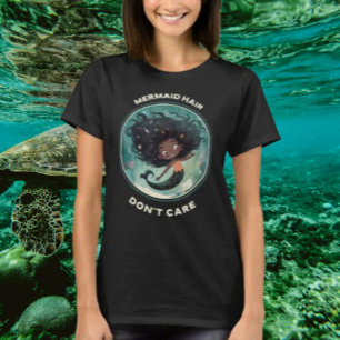 Sjöjungfruhår Bryr Sig Inte Om Det T Shirt