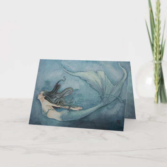 Sjöjungfrukort Kort (Framsida)