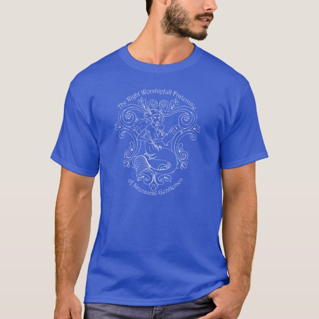 Sjöjungfrukrog (vit skisserar), t-shirt (Framsida)