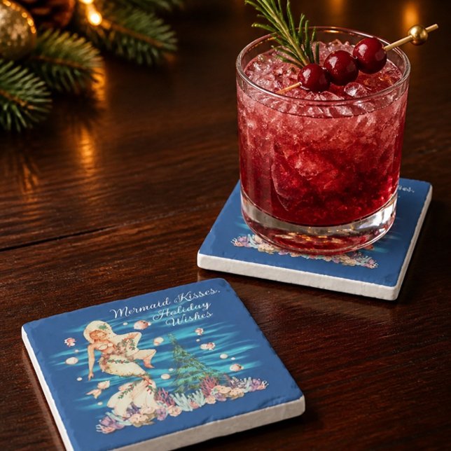 Sjöjungfrukysser, hölsöndagsönskningar stenunderlägg (Skapare uppladdad)