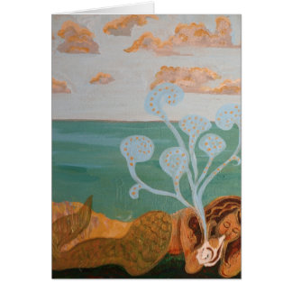 Sjöjungfrumusik Hälsningskort