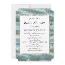 Sjöjungfrun Aqua Guld Glitter