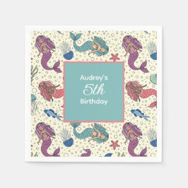 Sjöjungfrun Barn Pappersservett