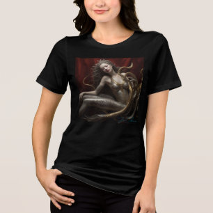 Sjöjungfrun Bevackra Sea Dam av Juan Cabana T-Shir T Shirt