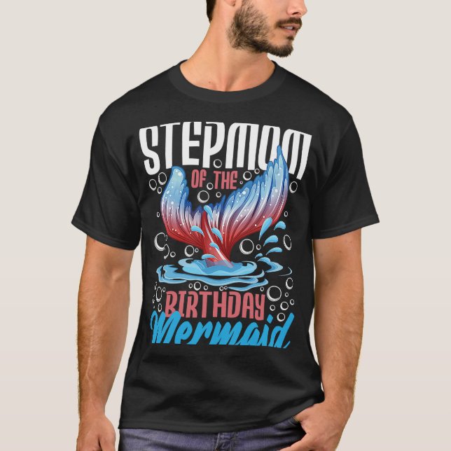 Sjöjungfrun Bonus Mamma Stepdau T Shirt (Framsida)