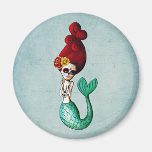 Sjöjungfrun Day of the dead Magnet