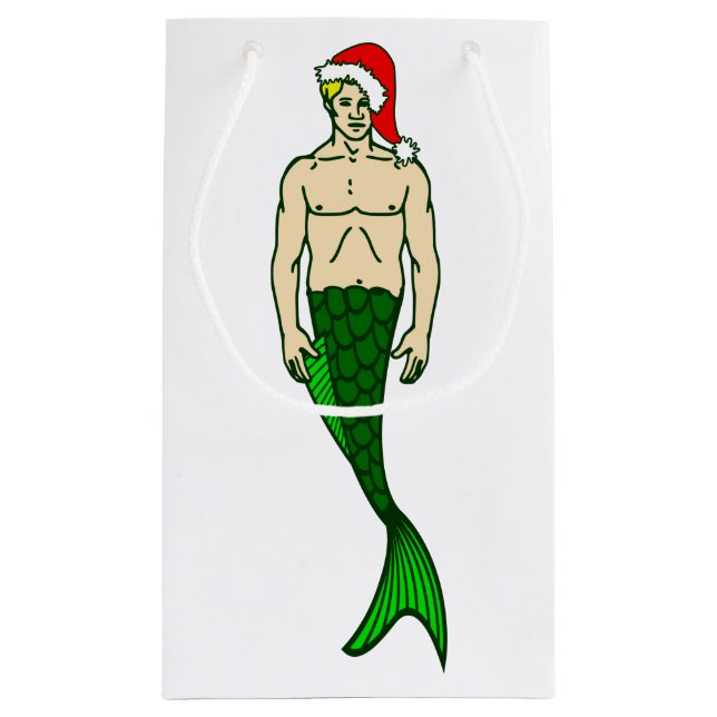 sjöjungfrun för tomten blonde merman christmas (Baksidan)