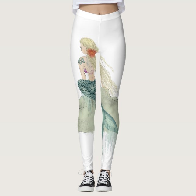 SJÖJUNGFRUN - Leggins Leggings (Framsida)