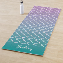 Sjöjungfrun Lilac Teal Gradient fiskskala