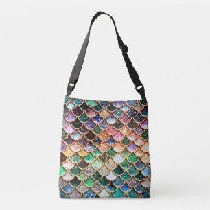 Sjöjungfrun Luxury Glitter - Multifärgad Axelväska