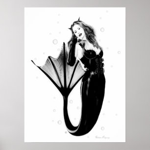 Sjöjungfrun mörk Poster