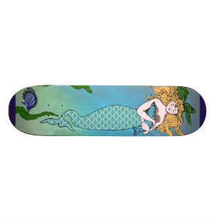 Sjöjungfrun och förseglar skateboard bräda 20,5 cm