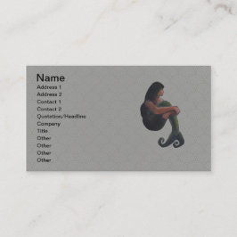 Sjöjungfrun och Måne Visitkort