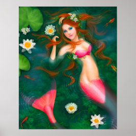 sjöjungfrun poster Fantasy i vatten, sjö