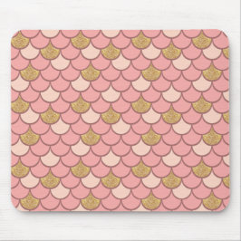 sjöjungfrun ro guld  med glitter, verkan från musmatta