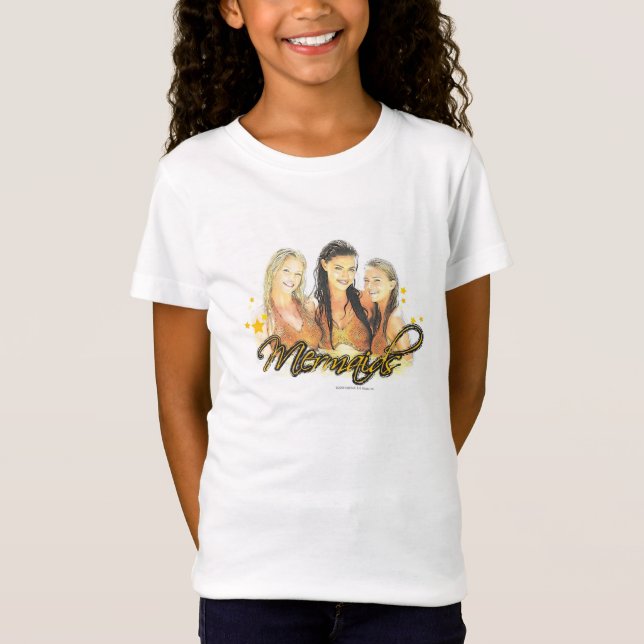 Sjöjungfrun skissar tee shirt (Framsida)