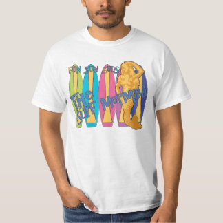 Sjöjungfrun som surfar t shirt