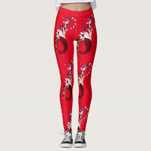 Sjöjungfrun Thunder_Cove för julpixel Leggings