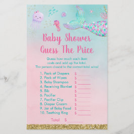 Sjöjungfrun under havet gissar det Prisa stötspele