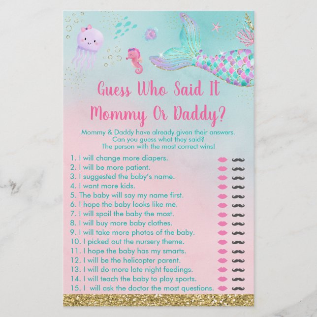 Sjöjungfrun under sjön gissar vem som sa att det s (Framsida)