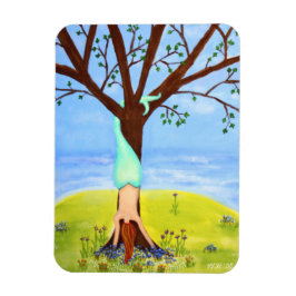 sjöjungfrun "utanför Vatten" Fantasy Art Magnet