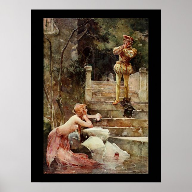 Sjöjungfrun Zennor Poster (Framsidan)