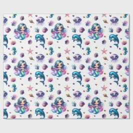 Sjöjungfruns Äventyr! Presentpapper