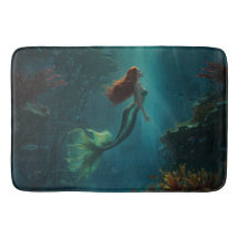 Sjöjungfruns Dream Fantasy Art Underwater Scene