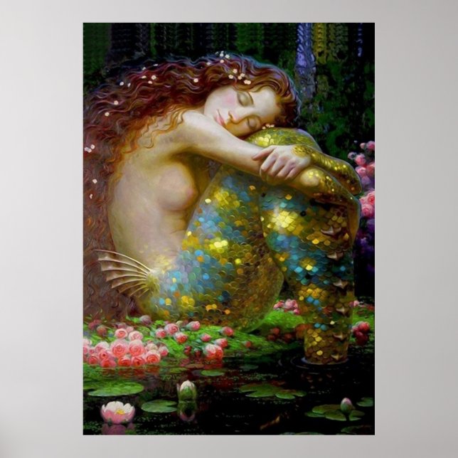 Sjöjungfruns dröm poster (Framsidan)