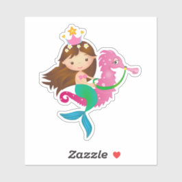 Sjöjungfruns fästmärke klistermärken