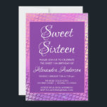 Sjöjungfruns Lila Skalor och Gnistra Söt 16 födels Inbjudningar<br><div class="desc">Sjöjungfru PurpleSweet Sexton Födelsedagsfest inbjudan för en undervattenszon 16:e födelsedagsfesten firande. Den här inbjudan är perfekt för en Sjöjungfru av typen Girly Sweet 16 Födelsedagsfest. Kontakta designern om du vill ha anpassade matchande objekt.</div>
