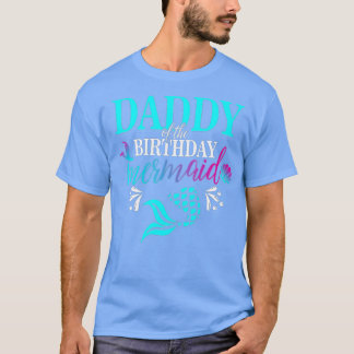 Sjöjungfruns matchningsfamilj på födelsedagen t shirt