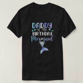 Sjöjungfruns matchningsfamilj på födelsedagen t shirt