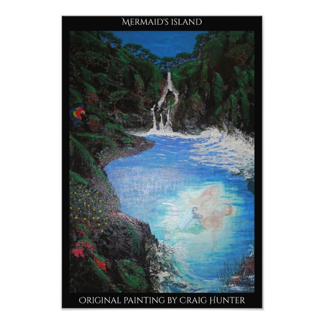 Sjöjungfruns ö fototryck (Framsidan)