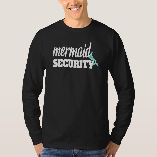 Sjöjungfruns säkerhet t shirt (Framsida)