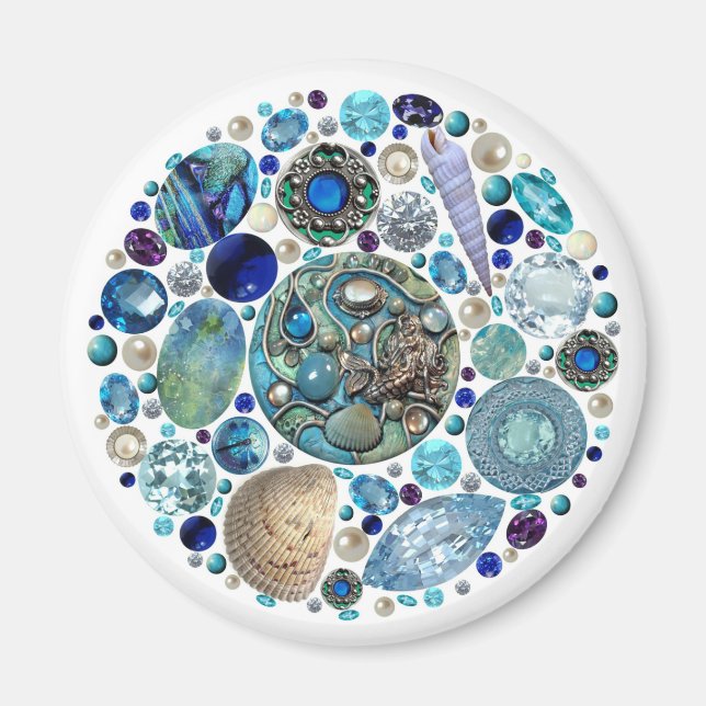 Sjöjungfruns skatt 1 magnet (Framsidan)