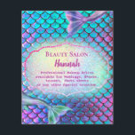 sjöjungfruns skönhetssalong flygblad<br><div class="desc">skönhetssalonger</div>