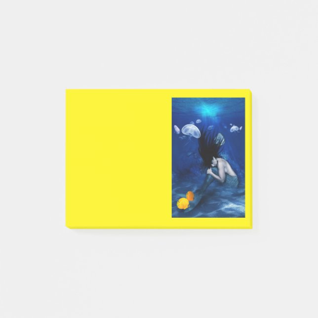 Sjöjungfruns slumber post-it block (Framsida)