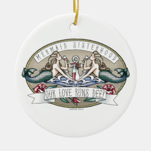 Sjöjungfruns systerskap - ubåt, temat ornament