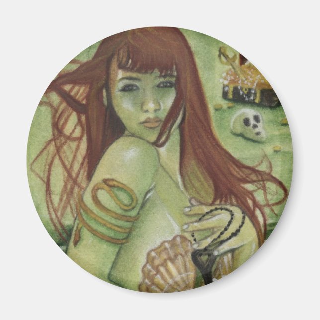 Sjöjungfruns taxeringslager magnet (Framsidan)